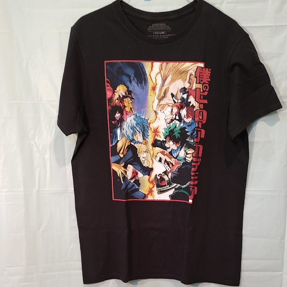 My Hero Academia Black Graphic T-Shirt